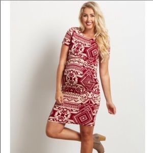 Pink Blush Maternity Dress